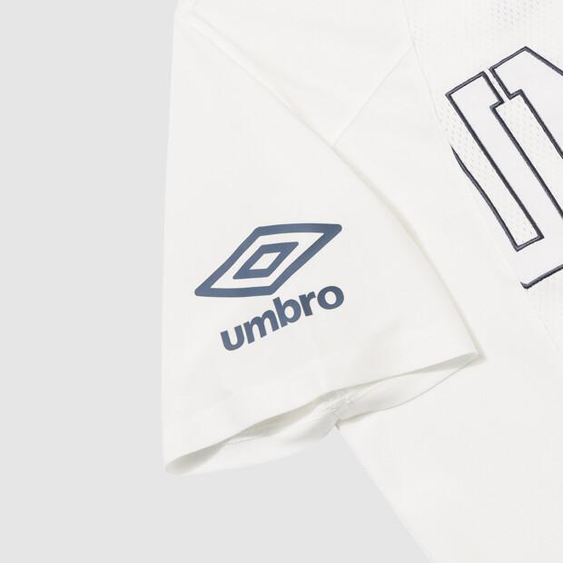 UMBRO Chant Mesh Women'S Graphic Short Sleeve T-Shirt Ivory Ur322Crs74