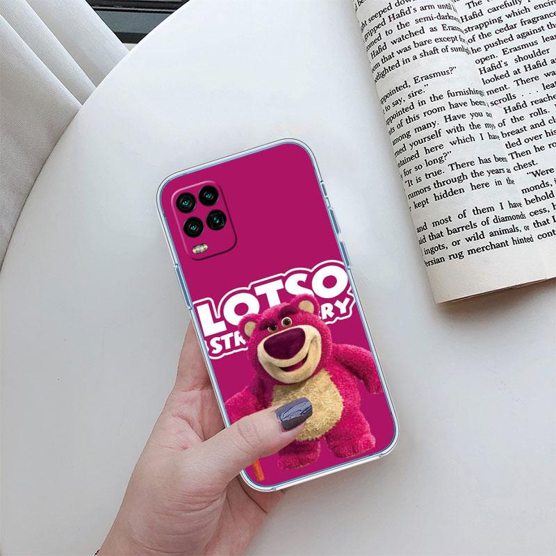 Disney Lotso Transparent Phone Case for LG K22 K30 K40 K40S K41 K42 K50 K50S K51 K51S K52 K61 K62 K71 K92 Q61