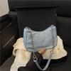 Summer new fashion underarm bag denim shoulder messenger bag casual bag women