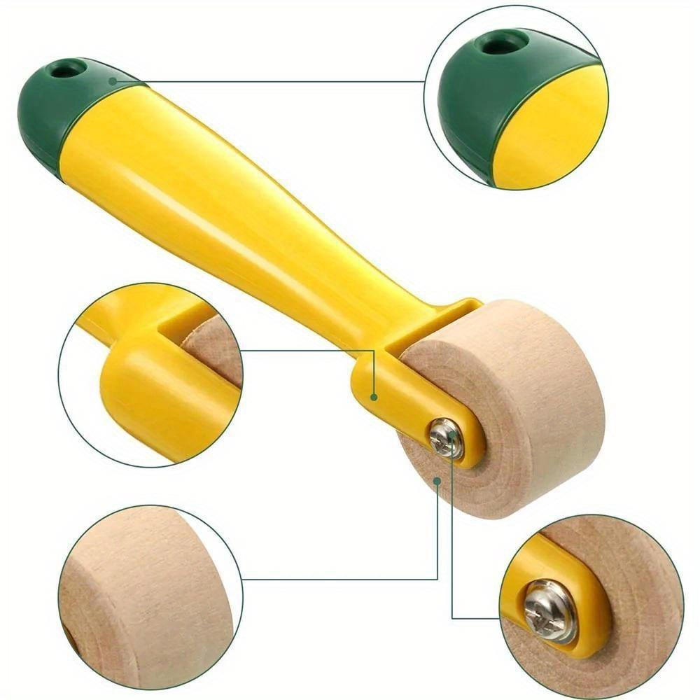 Quilting Seam Roller Sewing Seam Roller Wallpaper Roller with Easy To Grip Handle for Quilting Sewing Print Ink Home Decoration