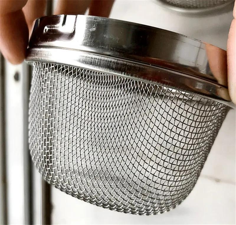 304 Stainless Steel Tea Strainer Infuser Tea Locking Ball Spice Mesh Herbal Ball Cooking Tools Filter Squeeze Basket Colanders