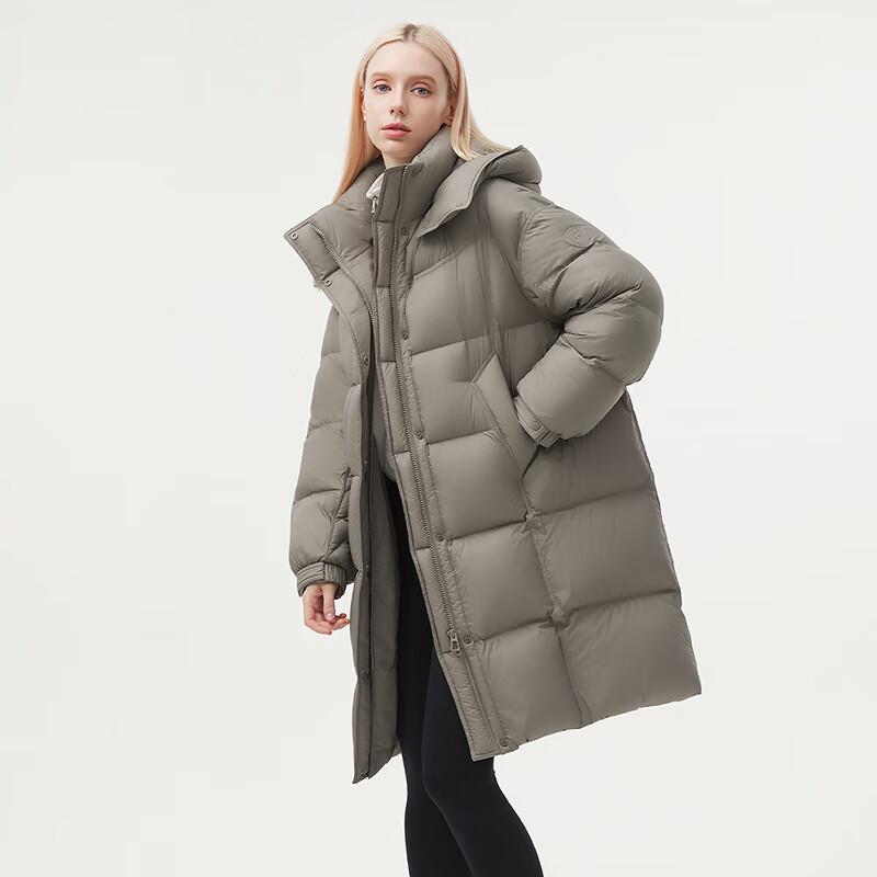 Tanboer Women's Merad Puffer Down Jacket with Detachable Hood