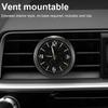 Clock for Car Stick On Luminous Automotive Interior Accessories Portable Tiny Dash Digital Watch for Travel Driving Commuting