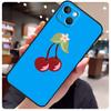Cherry Pattern Case For iPhone 15 Pro Max 14 13 12 11 16 17 Pro Max mini 15 16 Plus 16e 17 Air Phone Cover