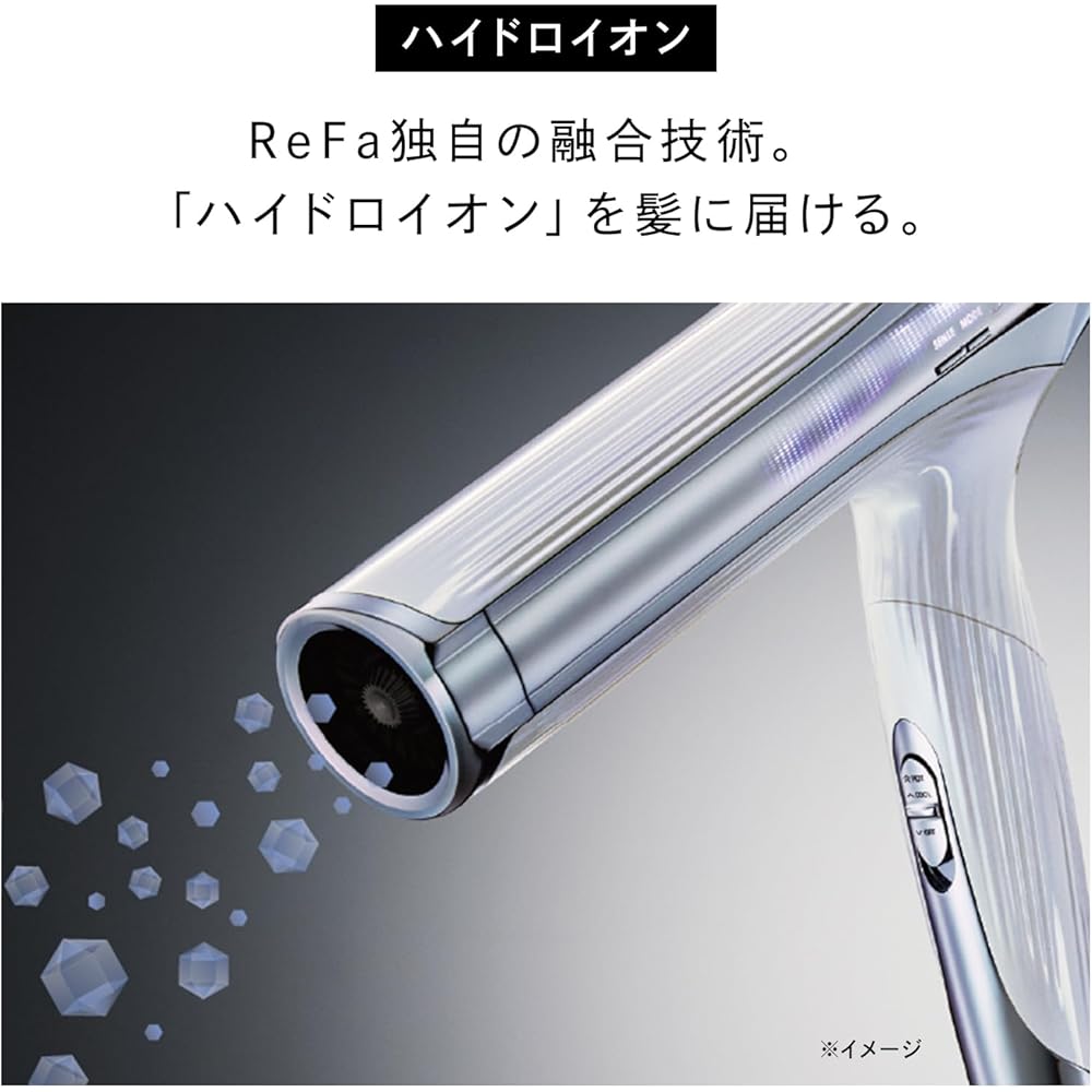 ReFa BEAUTECH Dryer Pink with SMART W Set, Lightweight, Fast Drying, Ionic Technology Hair Dryer