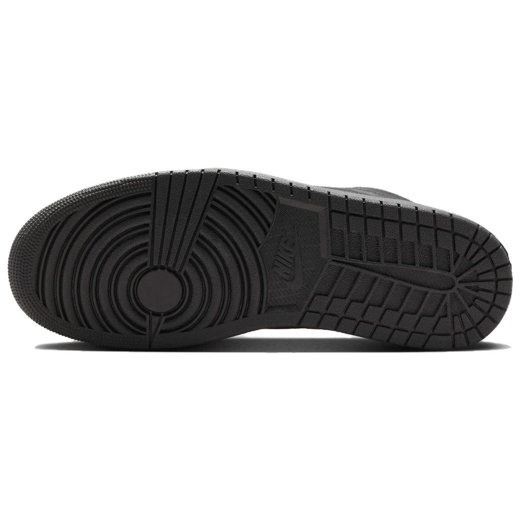 Jordan Air Jordan 1 Low Comfortable Low top Vintage Basketball Shoes Men's Black Gray FD8635-001