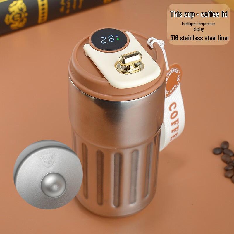 Shangqi Smart Temp Display 316 Stainless Steel Insulated Coffee Mug
