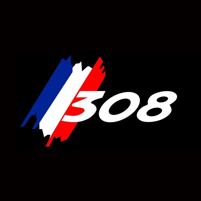 Car Sticker 2025 Hot 2pcs Car LED Door Welcome Light for Peugeot 206 207 307 308 3008 4008 5008 RCZ Laser Projector Ghost Shadow