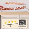 Egg Rolling Dispenser for Refrigerators - Egg Tray Storage Rack
