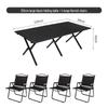 Family Outdoor Picnic Table and Chair Set