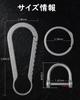 TIMULTI Car Keychain Titanium Carabiner Stylish Car Bicycle Quick Release