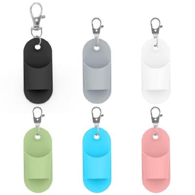 Practical Elastic Lip Gloss Keychain Holder Waterproof Cosmetic Clip Portable Designs for Purses Decoration Solution