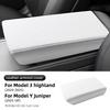 ABS Armrest Box Cover Pad for Tesla Highland 2017-2025 2025 2025 Juniper Leather Protective Cover Accessories