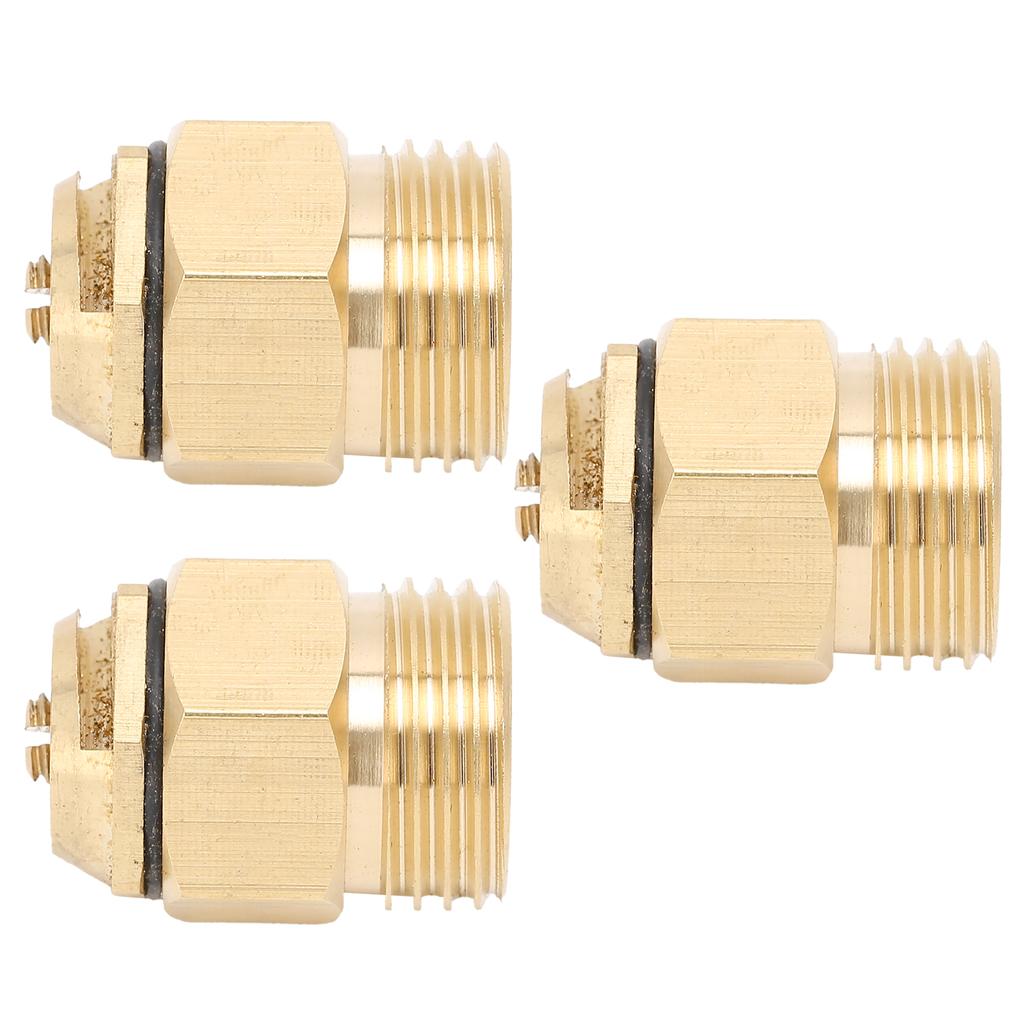 3PCS G1 2 Refraction Sprinkler Nozzle Adjustable Copper Micro Sprinkler Head Garden Irrigation Accessories