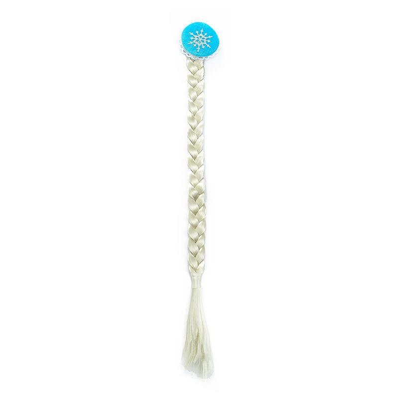 

Princess Elsa Braid Hairpin Hairpiece Anna Cosplay Braided Wigs Elsa Dress Up Set for Toddler Girls Party Wedding Birthday Gifts