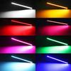 1ks Vodotěsný DC 12V 17cm Modrá Super Jasná LED Světla COB do auta DRL Světla pro jízdu do mlhy Auto COB LED Světla