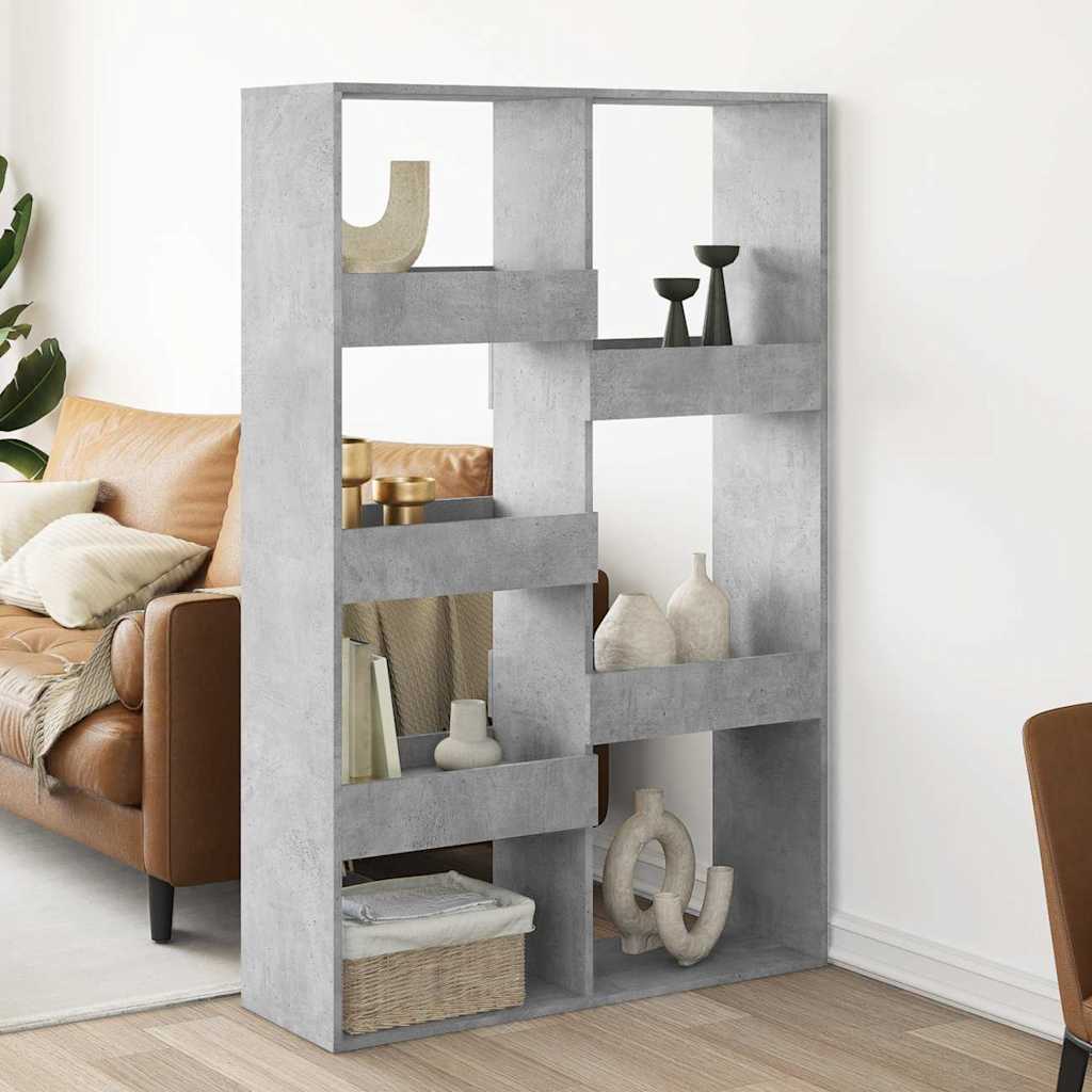 Room Divider Concrete Grey 100 x 33 x 155.5 cm Engineered Wood
