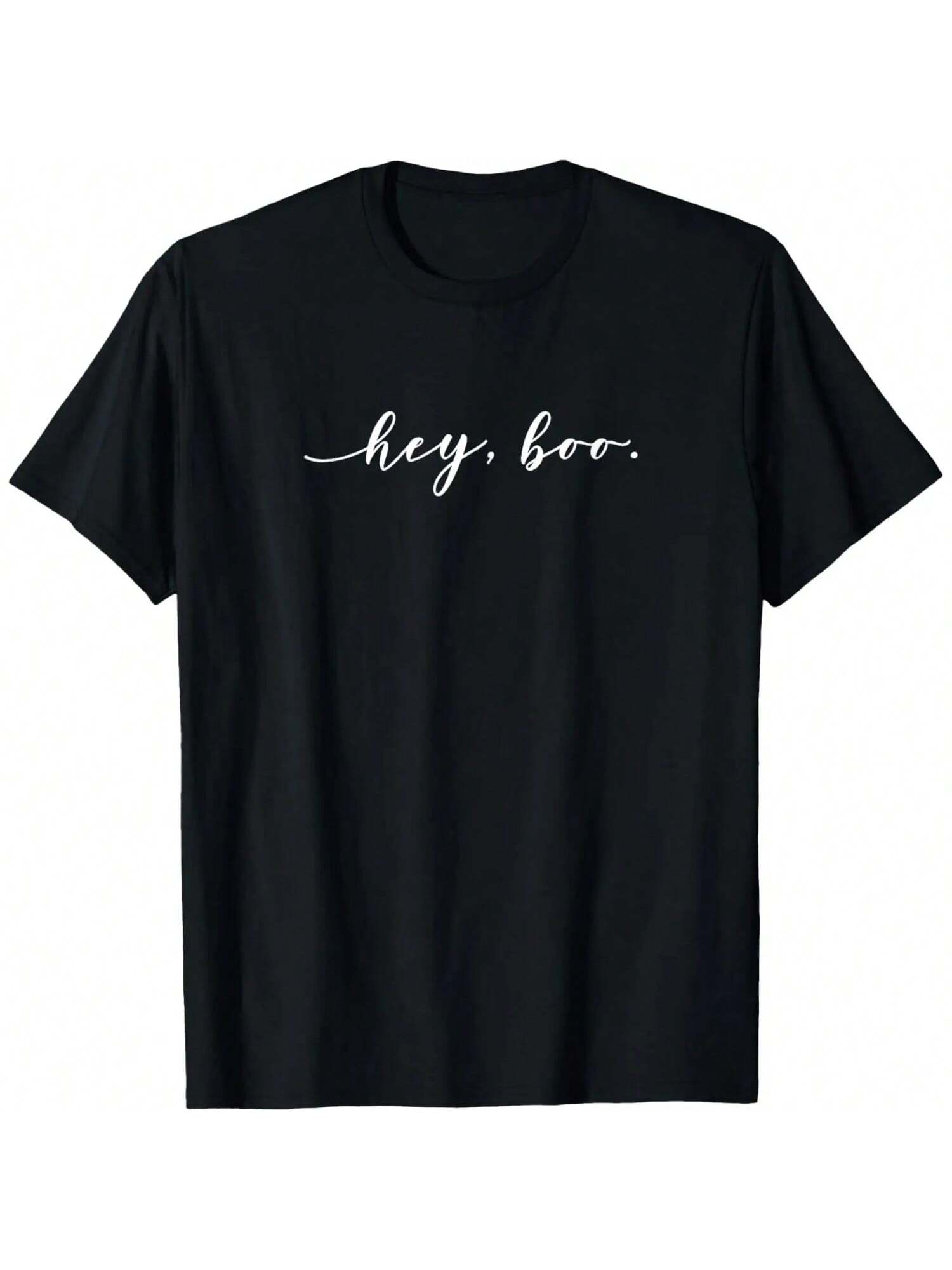 Hey Boo Halloween T Shirt T-Shirt S разноцветный