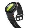 Tech-Protect Silikonové sportovní hodinky Samsung Galaxy Watch 4 / 5 / 5 Pro / 6 / 7 / Fe Black