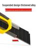 Industrial Grade Utility Knife - Durable Non-Wobbling Holder, Heavy Duty All-Steel Blade, Thickened for Cutting Wallpaper