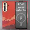 Z Fold 7 Aramid Case for Samsung Galaxy Z Fold 7 Magnetic Case Aramid Carbon Fiber Cover MagSafe/Qi2 Charging Armor Protective