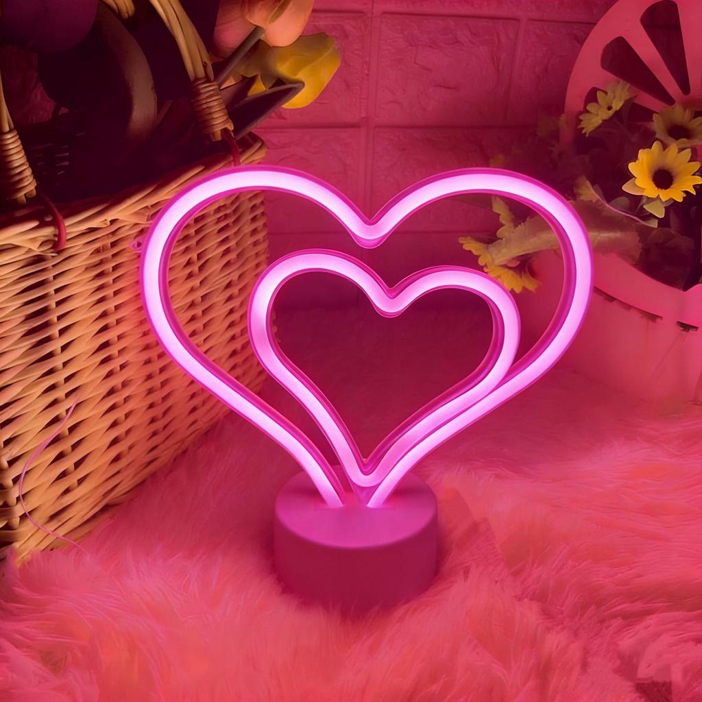 LED Planet Neon Light – Creative Rainbow-Shaped Table Lamp for Room Décor and Atmosphere