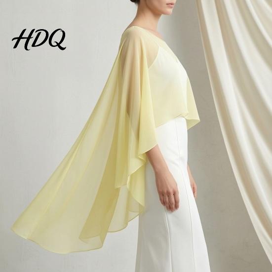Formal Wedding Guest Accessory Women's Shawls And Wraps for Evening Dress Chiffon Shawl Soft Elegant Shawl Women Bridal Scarf Sheer Wrap