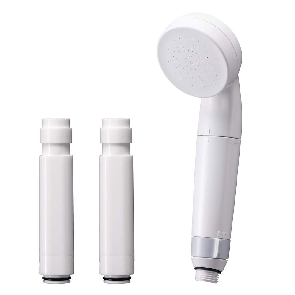[Limited Quantity] SANEI Water Purification Switch Shower Special Pack (2 Cartridges) Shower Head, Chlorine Removal, Water Saving