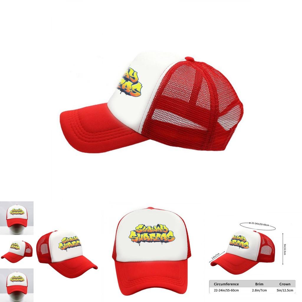Boné de Beisebol Subway Surfers Proteção UV Respirável Unissex Chapéu de Verão ao Ar Livre Para Fãs