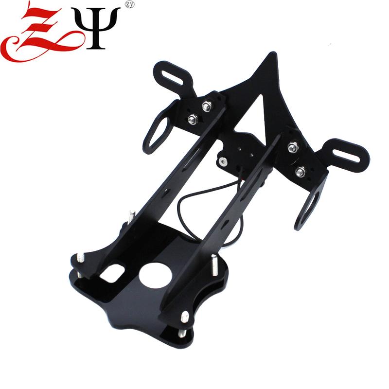 MT09 2021 License Plate Holder LED Light For YAMAHA MT-09 2021-2022 Motorcycle Rear Tail Tidy Fender Eliminator Kit Accessories