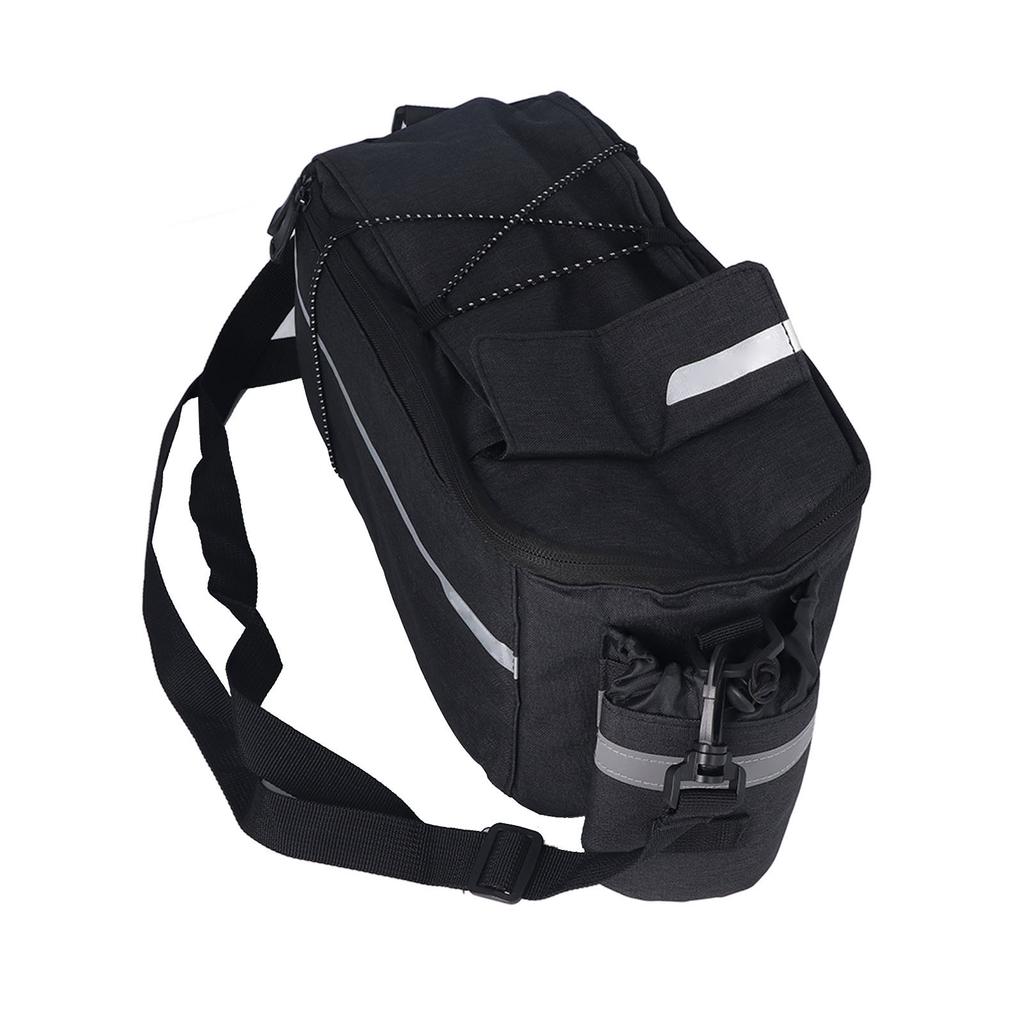 Mountain Bike Back Seat Bag Bicycle Rear Seat Bag Riding Equipment Accessories Black