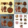 Softball Iron On Fabric Patches Embroidered Iron On Patches Embroidery Applique Sew On Patches for Clothing Jackets