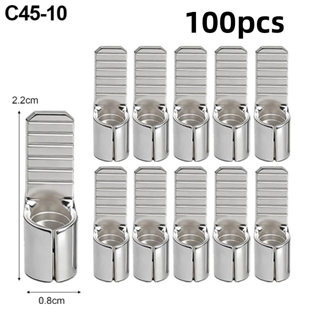 100 PCS Not Easily Oxidized C45 Pin Terminal Clamp Firmly Lug Insert Crimp Terminal  Lighting System