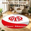 Round Rug Custom NameMainz 05 Pattern Non Slip Carpet Home Floor Decor