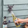 Wall Mounted Bottle Opener Retro Metal Iron Art Wall Decoration Living Room Bar Restaurant Holiday Party Bottle Opener
