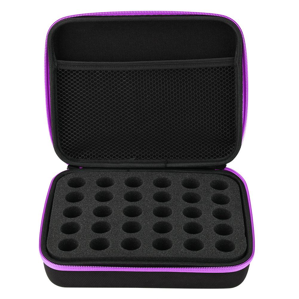 Essential Oil Carrying Case, Hard Shell Essential Oil Case,Suitable for Bottles 5ml(Blue)