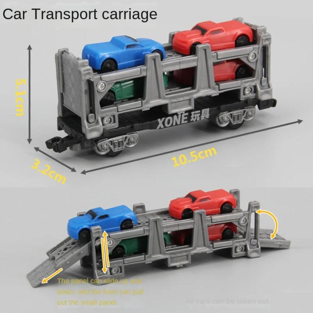 Hochgeschwindigkeitszug Waggon Modell Eisenbahnwagen Bausatz DIY Set Szenenteile Zubehör Geschenk Spielzeug