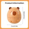 60-minute Capybara Mechanical Timer Cartoon Capybara Visual Timer Manual Countdown Timers For Kids Friends Students