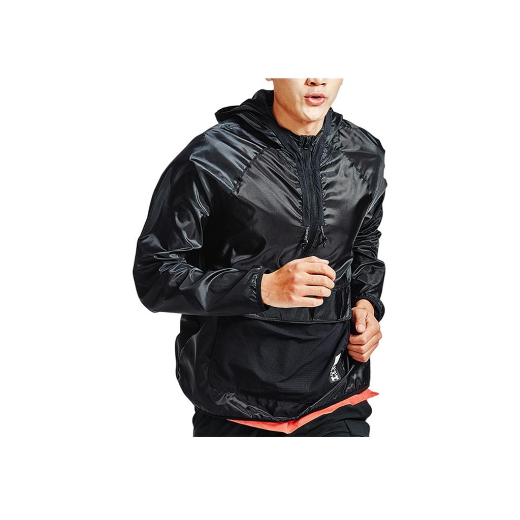 Under Armour Anywhere Anorak Half-Zip Running Jacket Men Outerwear Black 1361500-001