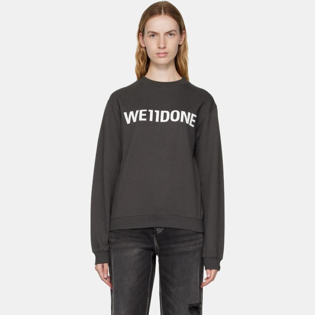WE11DONE Pullover Round Neck Simple Sweatshirt Unisex Sweatshirt WD-TS3-22-844-U-CH