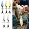 5pcs Metal Lure Spoon Spinner Propeller Sequins Insect Bait Bug Worm Flies Lure Fishing Set Trout Bass Outdoor Fishing Lures