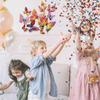 3D Stereoscopic Artificial Butterfly Living Room Decoration Wall Stickers Bedroom Wedding Decor Kindergarten Creative Stickers