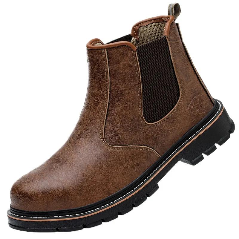Waterproof Safety Boots Men Steel Toe