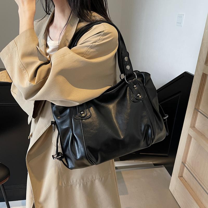 Womens PU Leather Tote Bag Large Capacity Shoulder Bag Messenger Bag Top Handlebag Hobo Bags for Travel