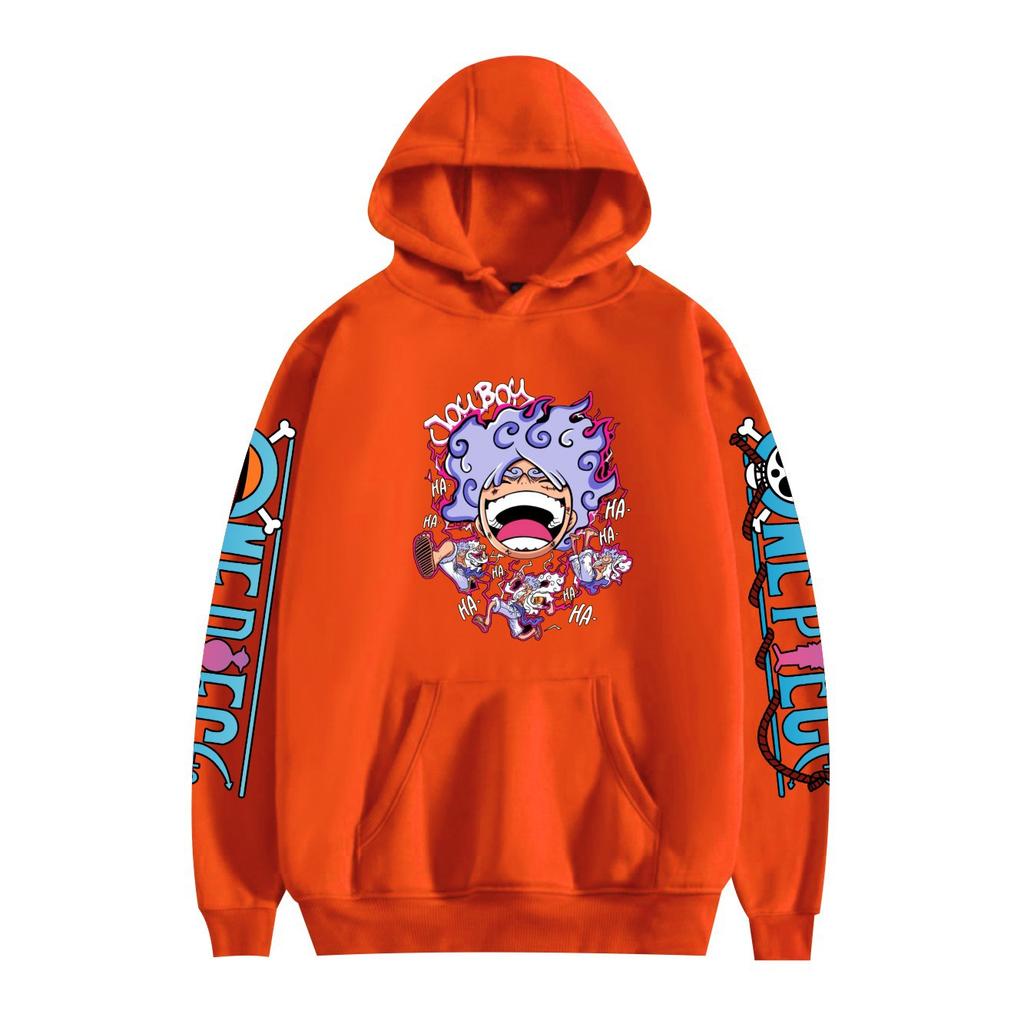 New Fashion ONE PIECE Anime Hoodies Cartoon Printed Sweatshirts Casual Long Sleeve Tops for Men Women