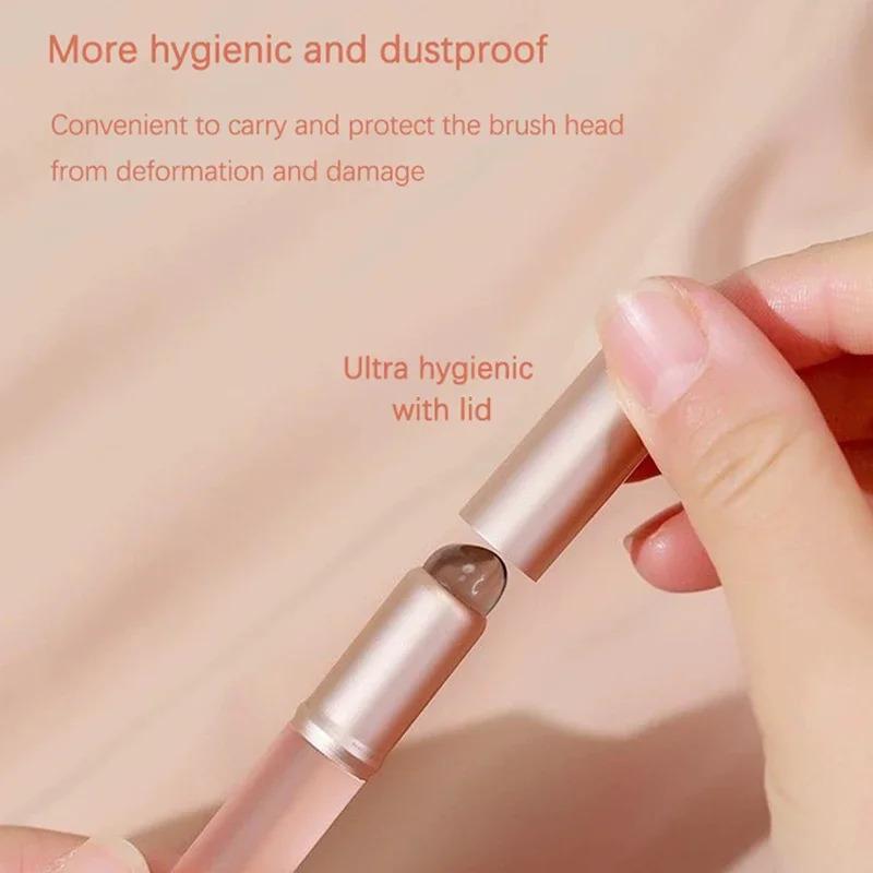 Cover Lip Mask Applicators Lip Gloss Brush Lipstick Brush Makeup Beauty Tool Mini Silicone Lip Brush Concealer Brushe With