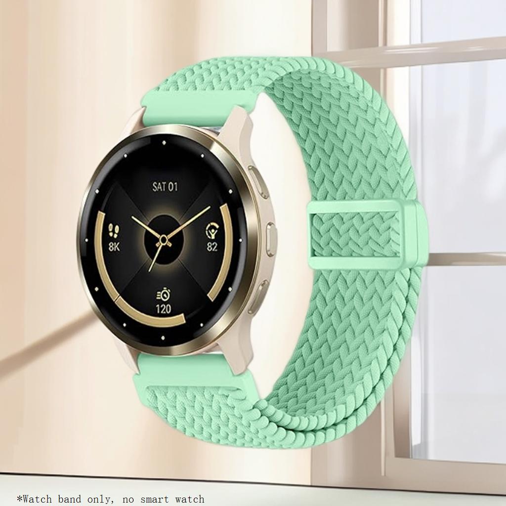 Braided Nylon Strap Suitable for HONOR Choice Watch 2i with Plastic Magnetic Buckle, Adjustable Sports Strap for Men and Women