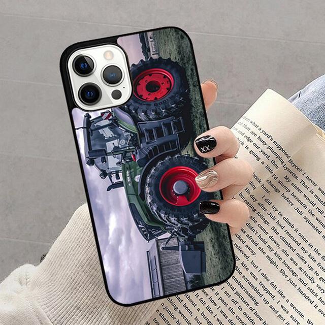 Tractor Car Phone Case For iPhone 17 Air 16 15 14 13 12 11 Pro Max Plus Max Cover Shell coque