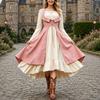 Women's Gothic Vintage Two Piece Dress