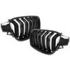 BMW 3 F30 / F31 11-15 SEDAN / KOMBI Grilles Between the Headlights (kidneys) Left + Right Set BLACK GLOSSY DOUBLE BAR